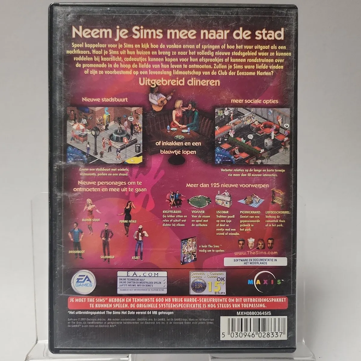 EA The Sims Hot Date Uitbreidingspakket PC