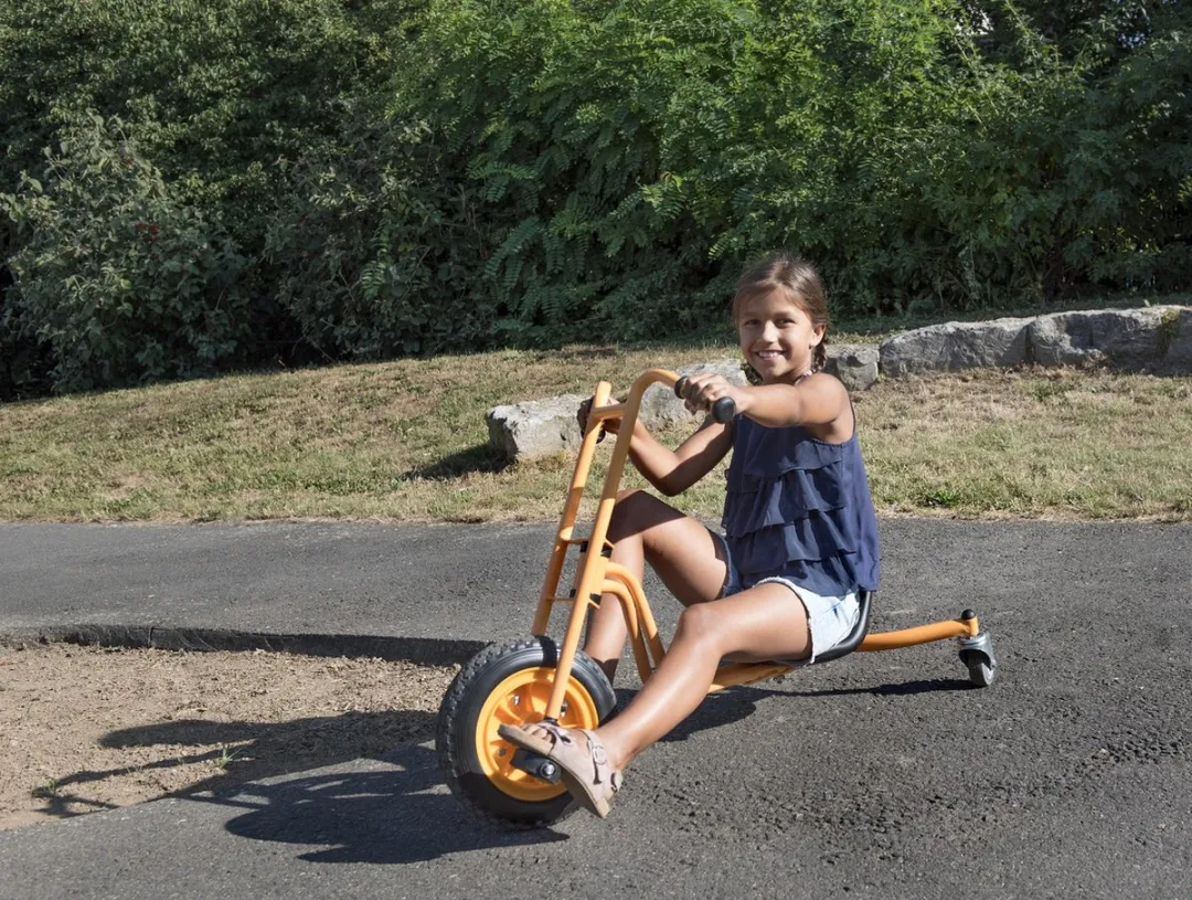 Beleduc Drift Rider 3-Wieler - Zwart/Oranje