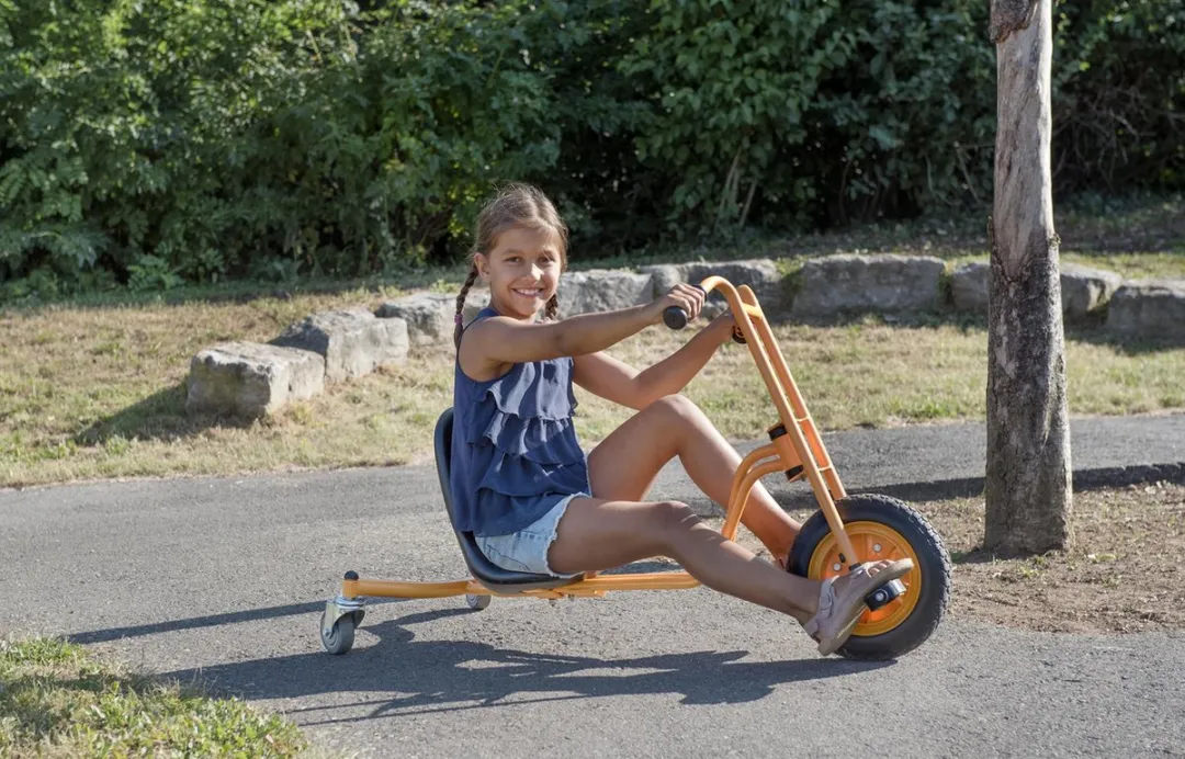 Beleduc Drift Rider 3-Wieler - Zwart/Oranje