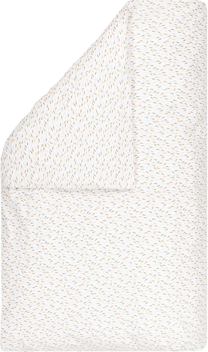 BINK Bedding Dekbedovertrek Fish Naturel 100x135cm