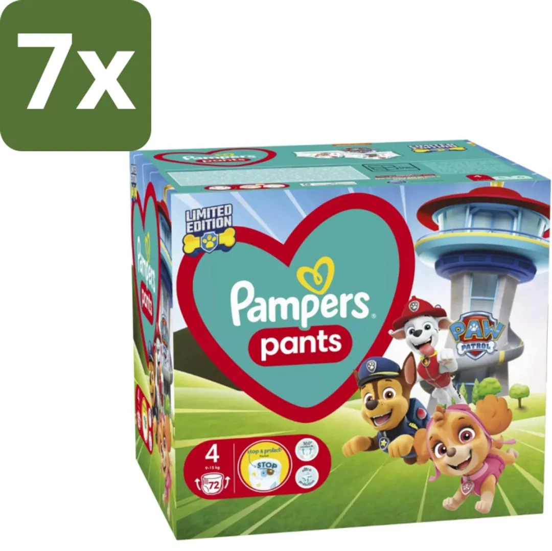 Pampers Pants Paw Patrol Maat 4