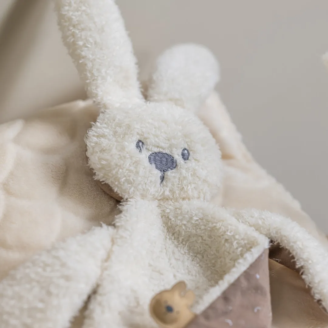 Nattou Lapidou Knuffeldoekje Konijn 36cm - Vanille