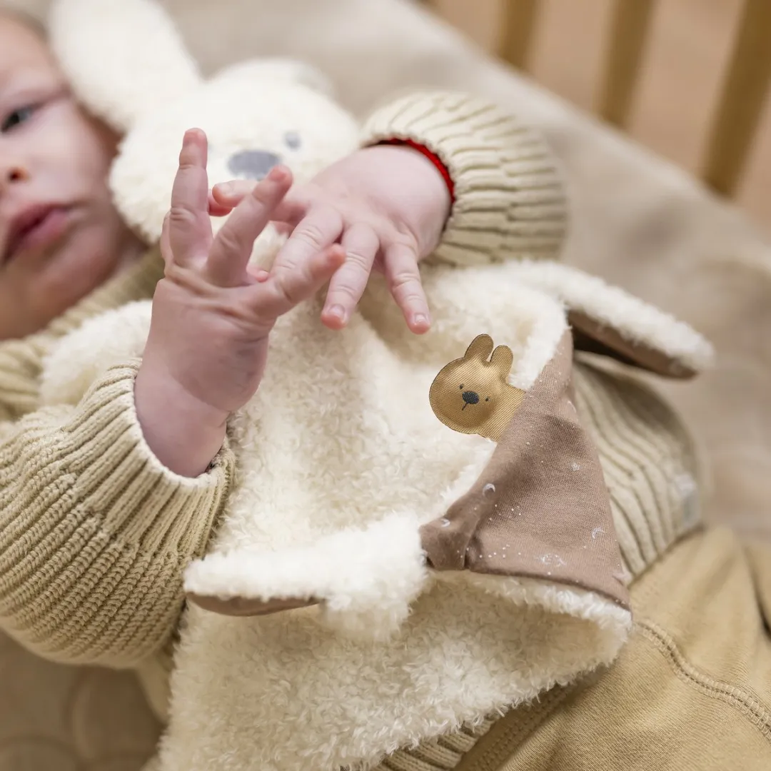 Nattou Lapidou Knuffeldoekje Konijn 36cm - Vanille