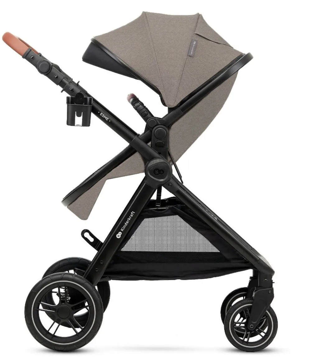 KinderKraft ESME PRO 3-in-1 Kinderwagen - Beige