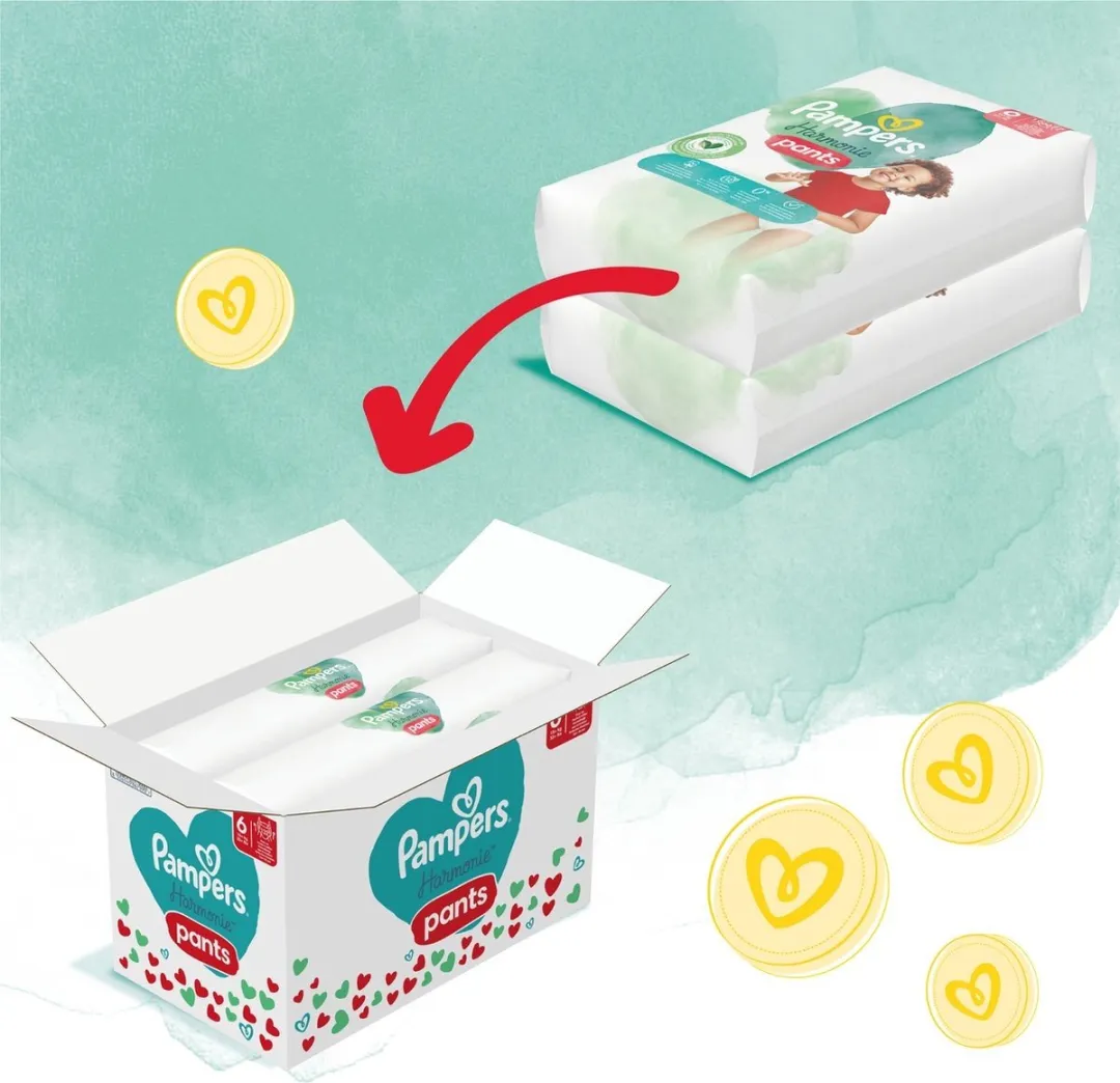 Pampers Harmonie Pants Maat 6 - 60 Stuks