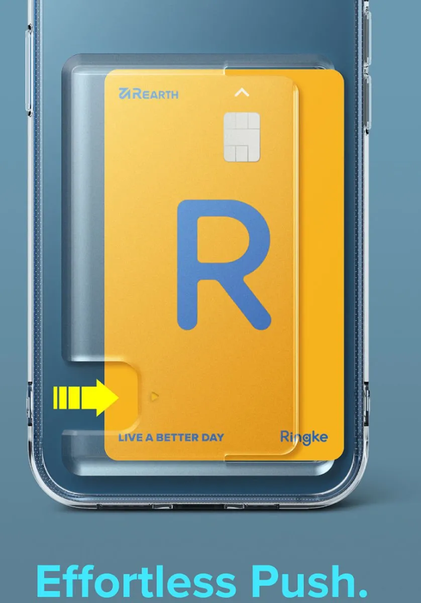 Ringke Fusion Card Hoesje iPhone 13 - Transparant