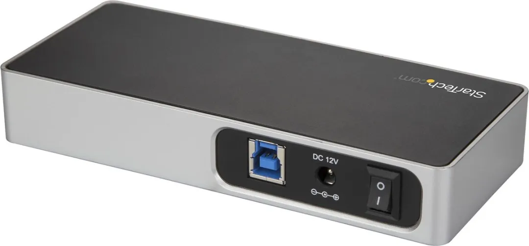 Startech HB30C5A2CSC USB Hub - Zwart/Zilver