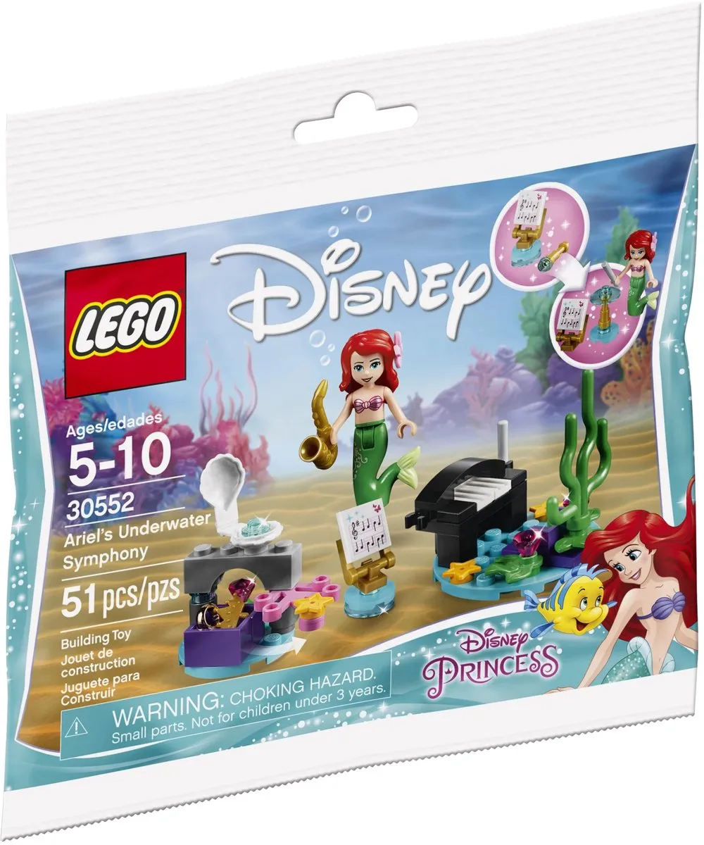 LEGO Disney Ariel's Onderwater Symphony 46 Stukken - 1 Minifiguur