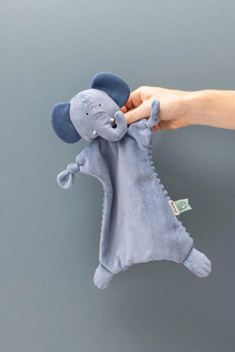 Trixie Knuffeldoekje Mrs. Elephant - Blauw