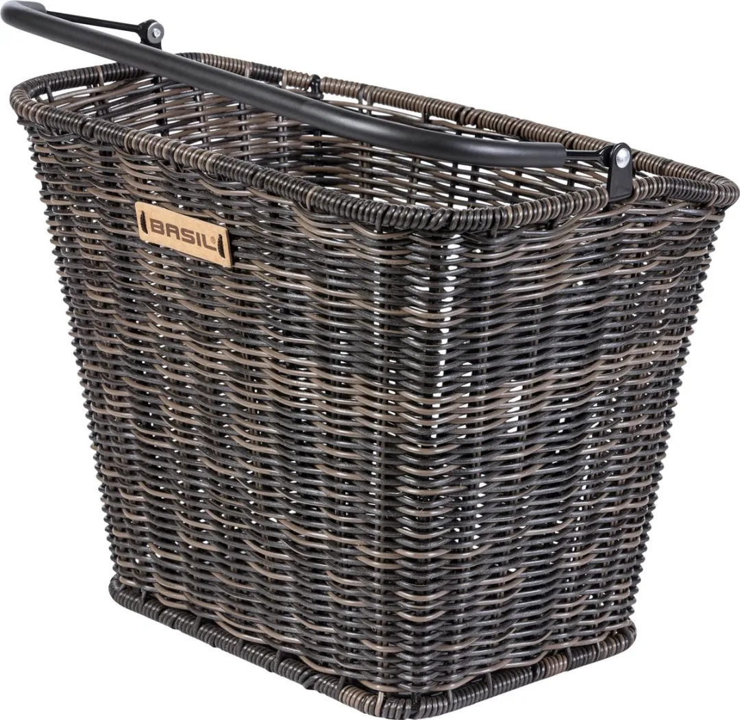 Basil Bremen Rattan Look Fietsmand