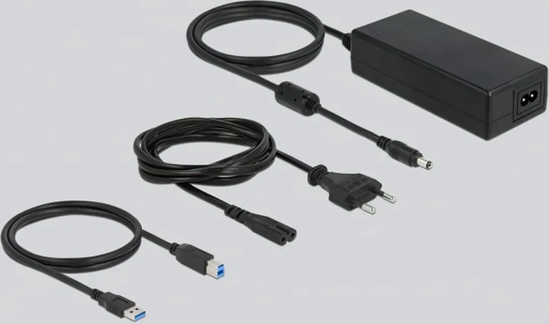 Delock USB Hub 16 Poorten 63739 - Grijs