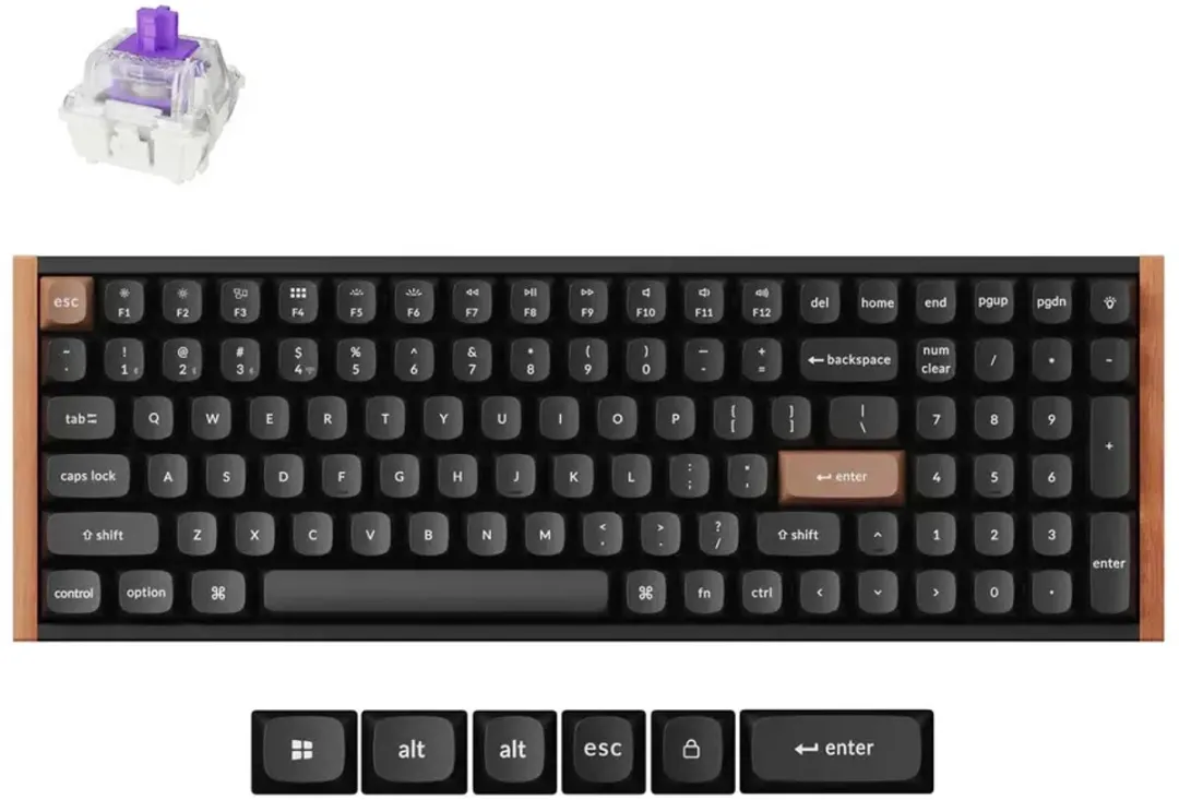 Keychron K4 HE K4H-F1 Toetsenbord - Zwart