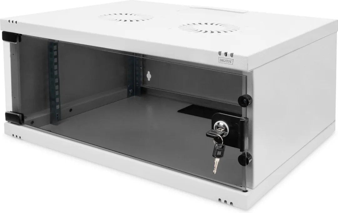 Digitus DN-38010 Wandkast 19" 4 HE - 540x241x400mm Grijs-wit