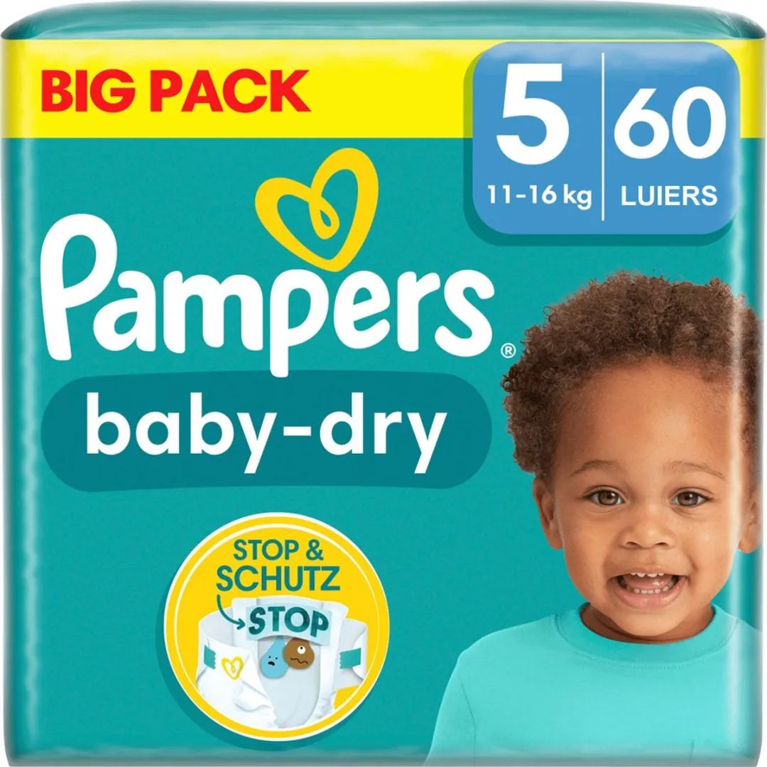 Pampers Baby-Dry Luiers Maat 5