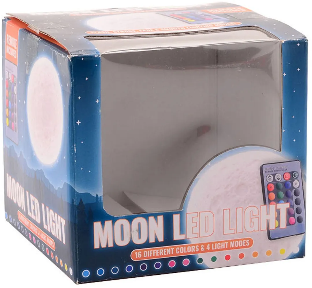 Johntoy Maanlamp Multicolor - Met Afstandsbediening