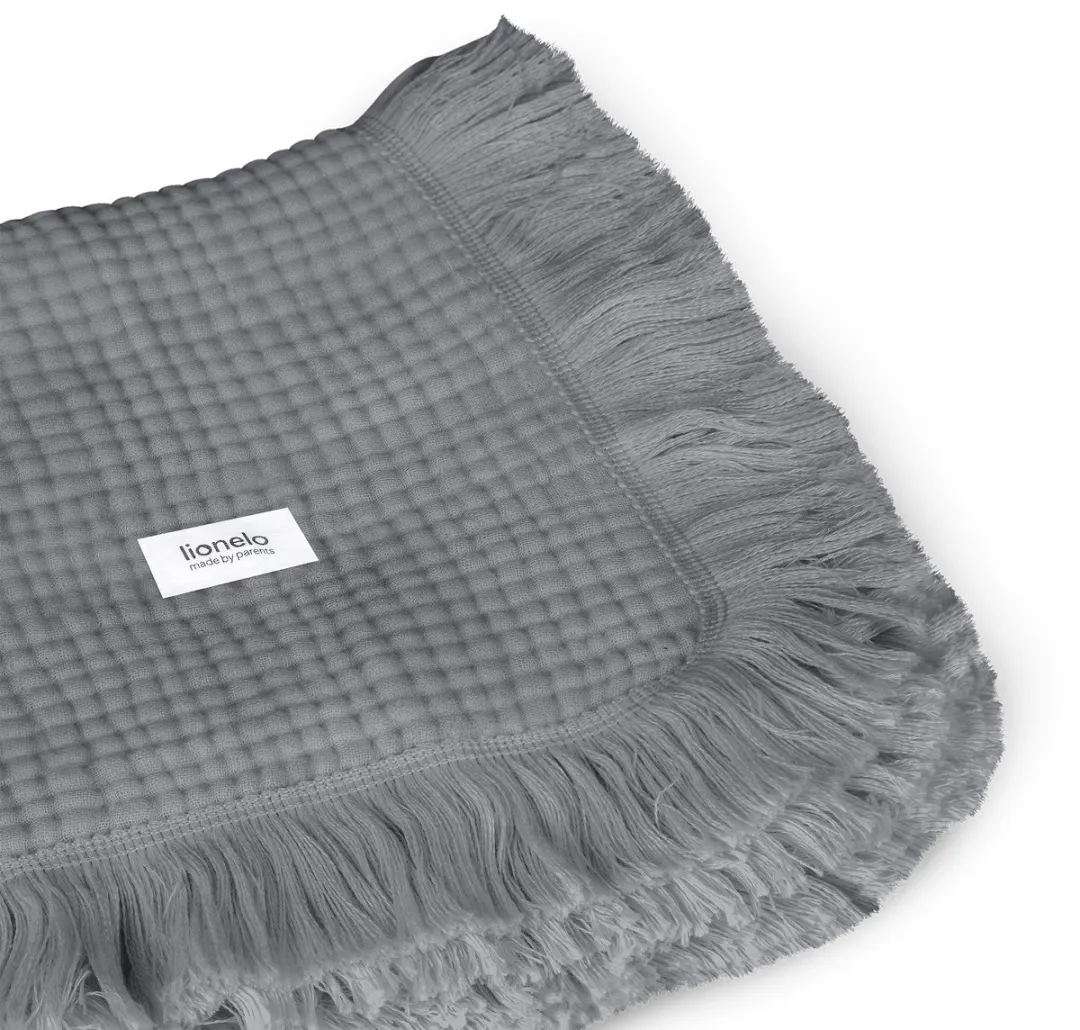 Lionelo Mousseline Deken 70x100cm - Grijs