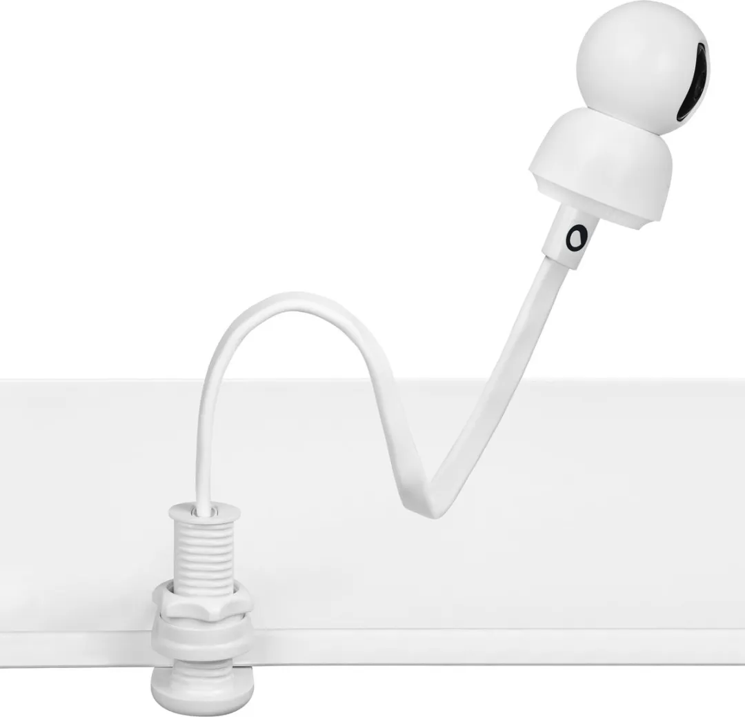 Lionelo FlexiGrip Universele Camerahouder voor Babyfoon - 50cm Buigbare Arm - Wit