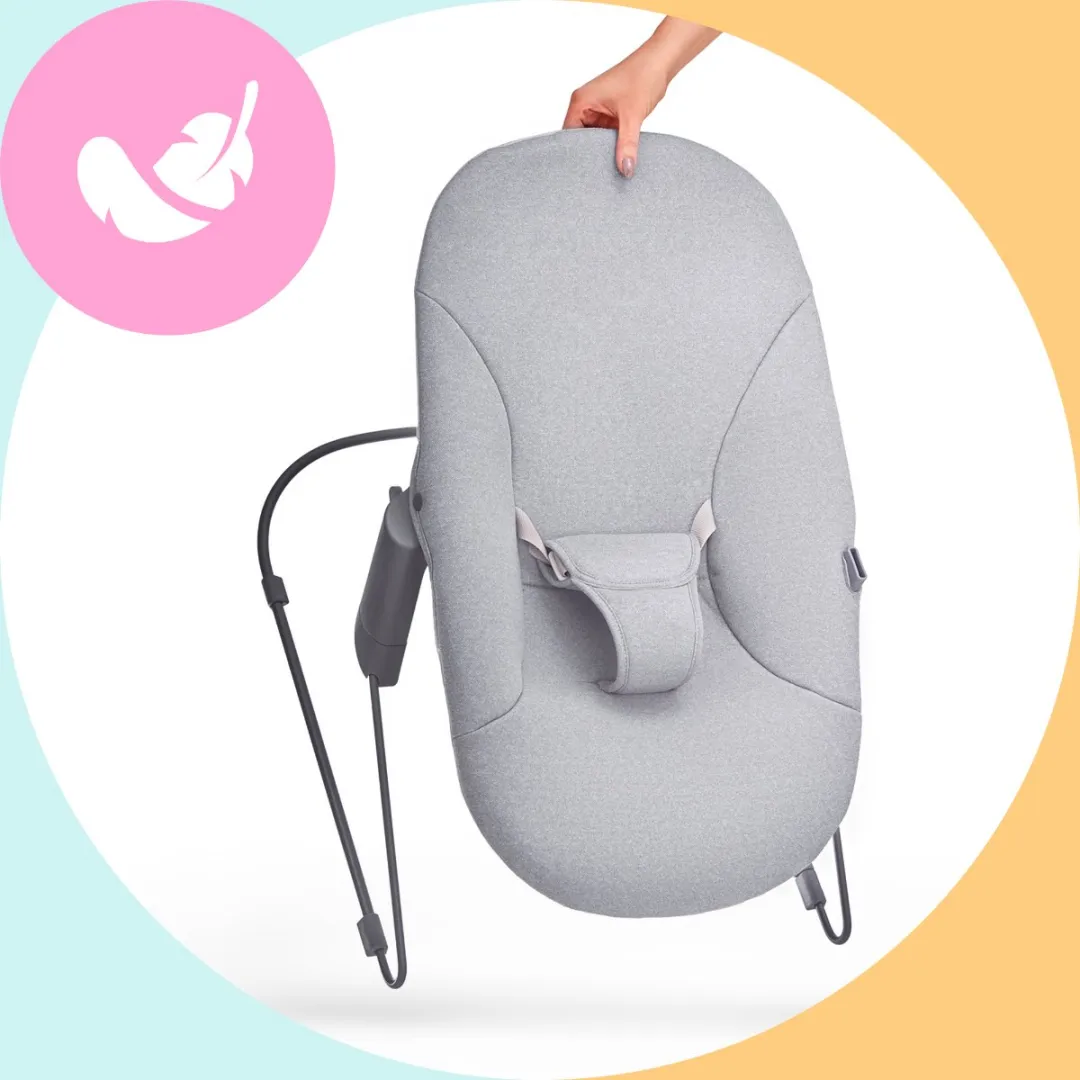 KinderKraft Calmee Schommelstoel Grijs