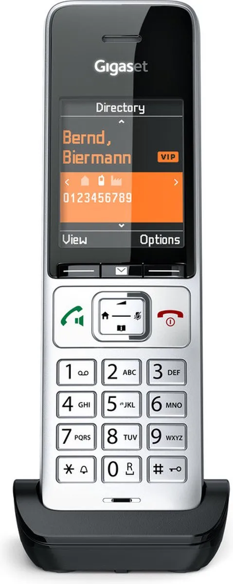 Gigaset COMFORT 500HX DECT Telefoon - 1 Handset - Zwart/Zilver