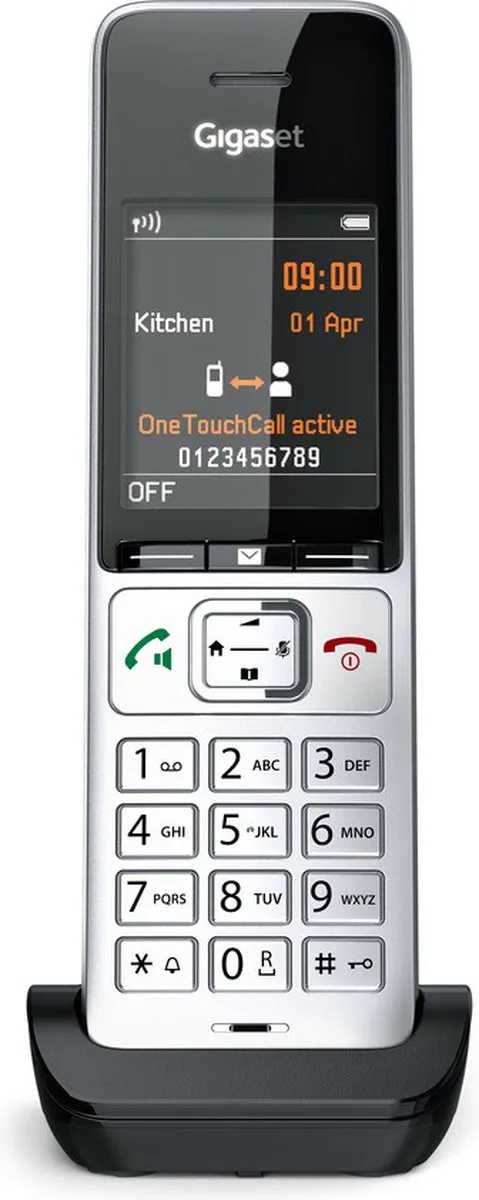 Gigaset COMFORT 500HX DECT Telefoon - 1 Handset - Zwart/Zilver