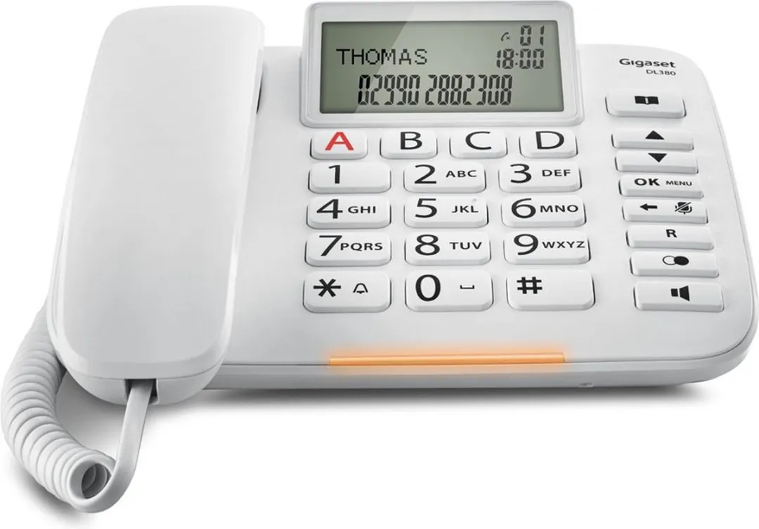 Gigaset DL380 Analoge Telefoon - Wit