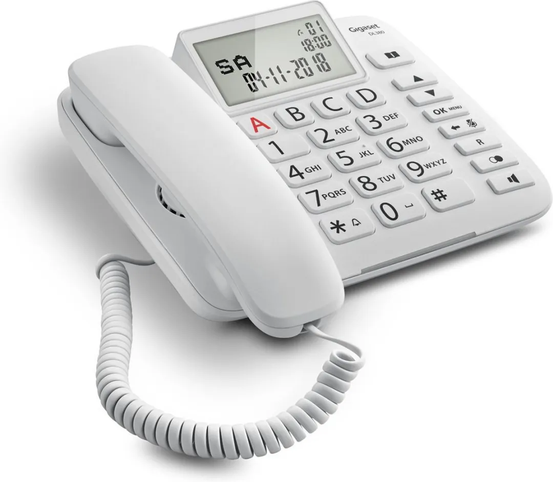 Gigaset DL380 Analoge Telefoon - Wit