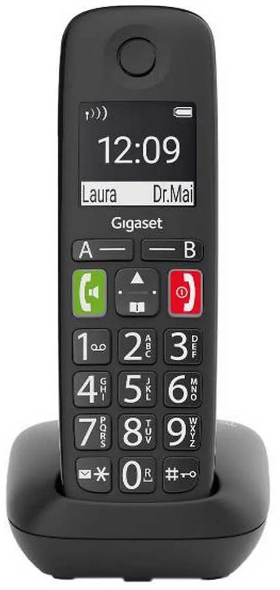 Gigaset E290 Duo DECT Telefoon - 2 Handsets - Zwart/Wit