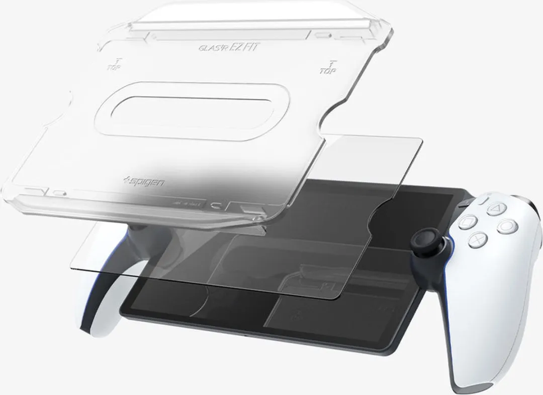 Spigen GLAS.tR EZ Fit Screen Protector - 9H Tempered Glass - Universeel