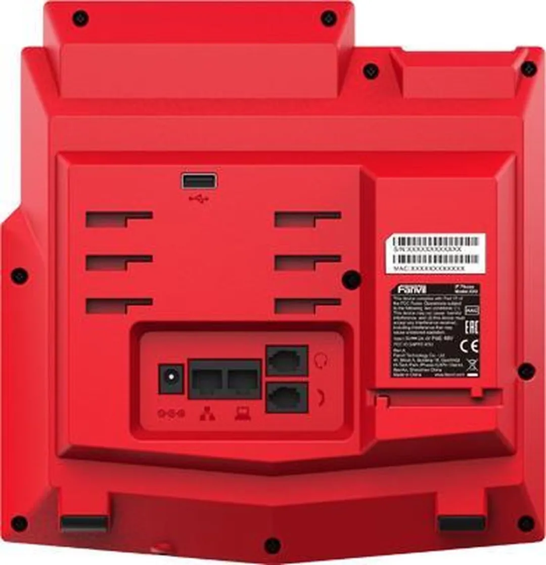 Fanvil X5U-R VoIP SIP Telefoon - Brandweerrood