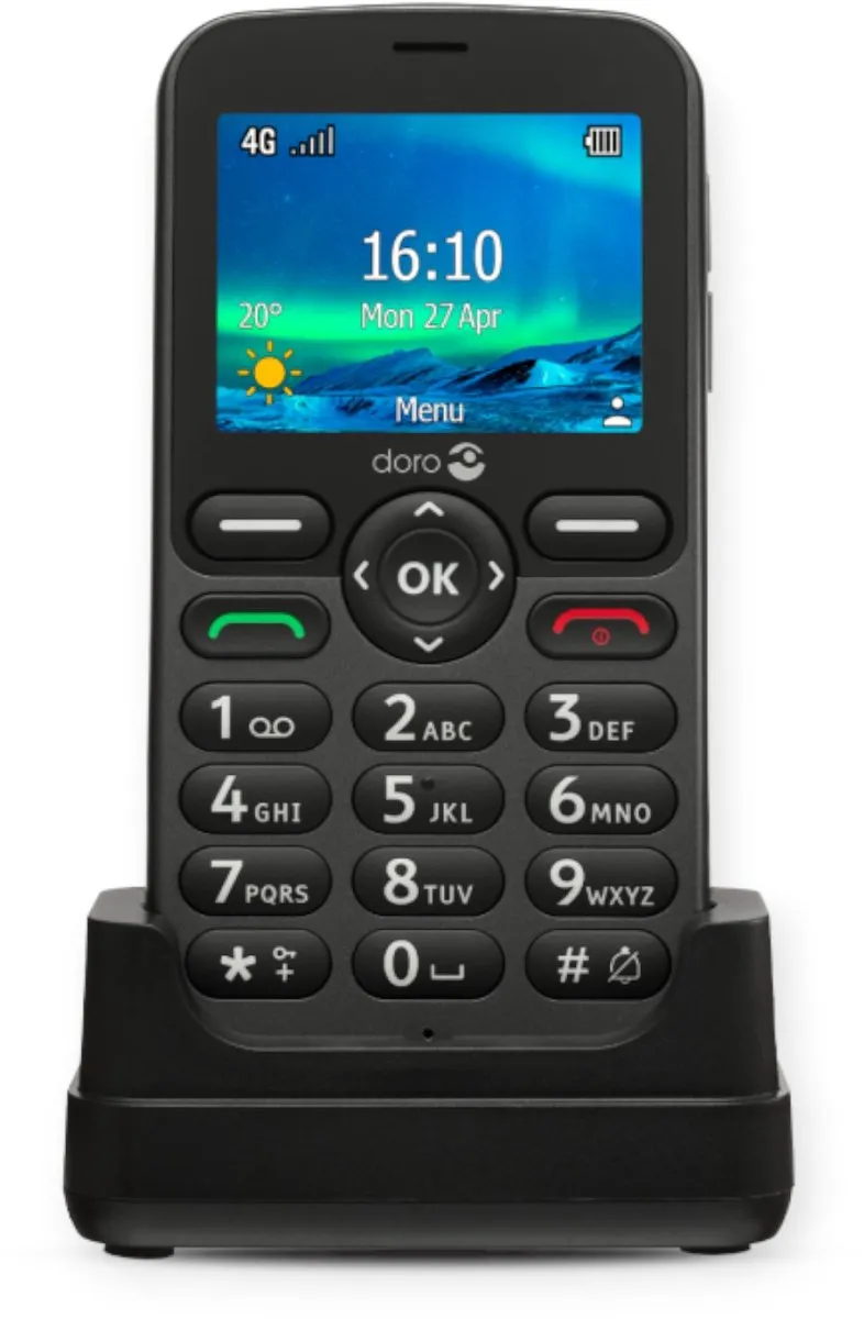 Doro 5860 Seniorentelefoon - Zwart - afbeelding 6 van 6