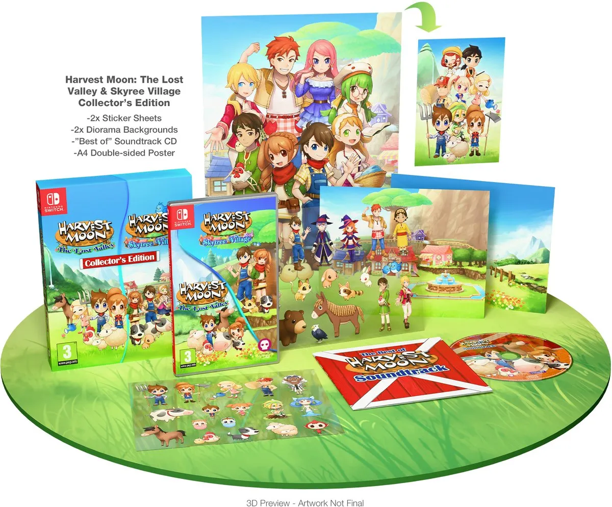 Mindscape Harvest Moon The Lost Valley & Skytree Village Collector's Edition - Nintendo Switch