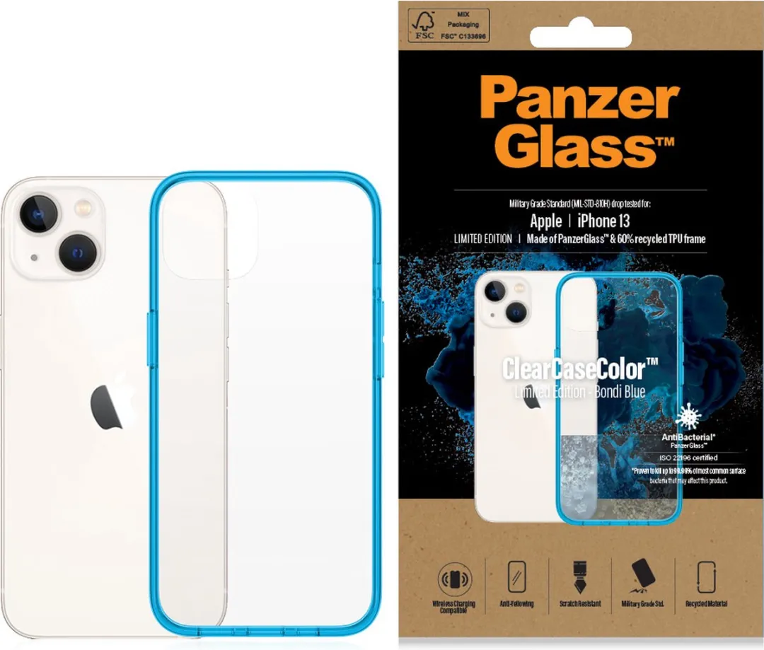 PanzerGlass ClearCaseColor iPhone 2021 6.1" Bondi Blue - AB