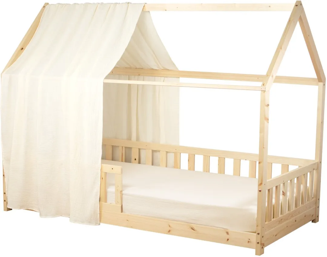 Sevira Kids - Bedhemel cabane katoen - Ecru 130x390 cm