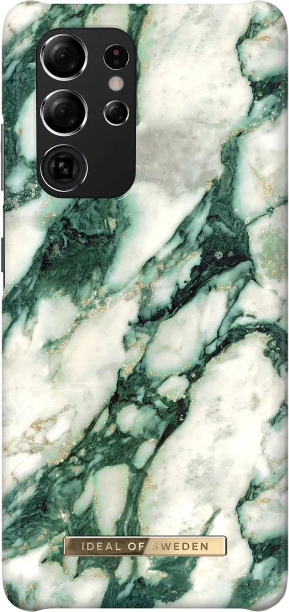iDeal of Sweden Galaxy S21 Ultra Hardcase Calacatta Emerald Marble