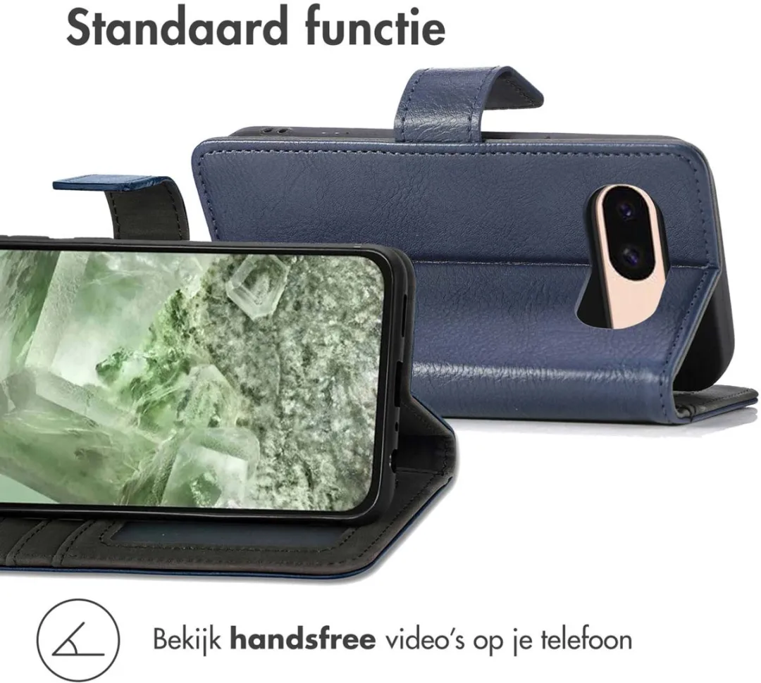 imoshion Hoesje Google Pixel 8a - 3 Pasjes - Donkerblauw