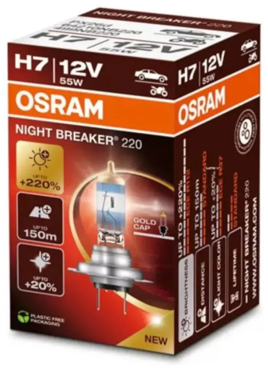 Osram Night Breaker 220 H7 Halogeenlamp - 1 Stuk