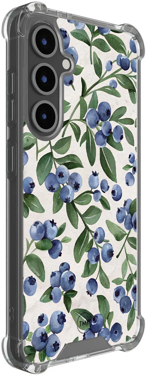 Casevibes S/S24FE/S/030 Hoesje Samsung Galaxy S24 FE - Blauw - Schokbestendig