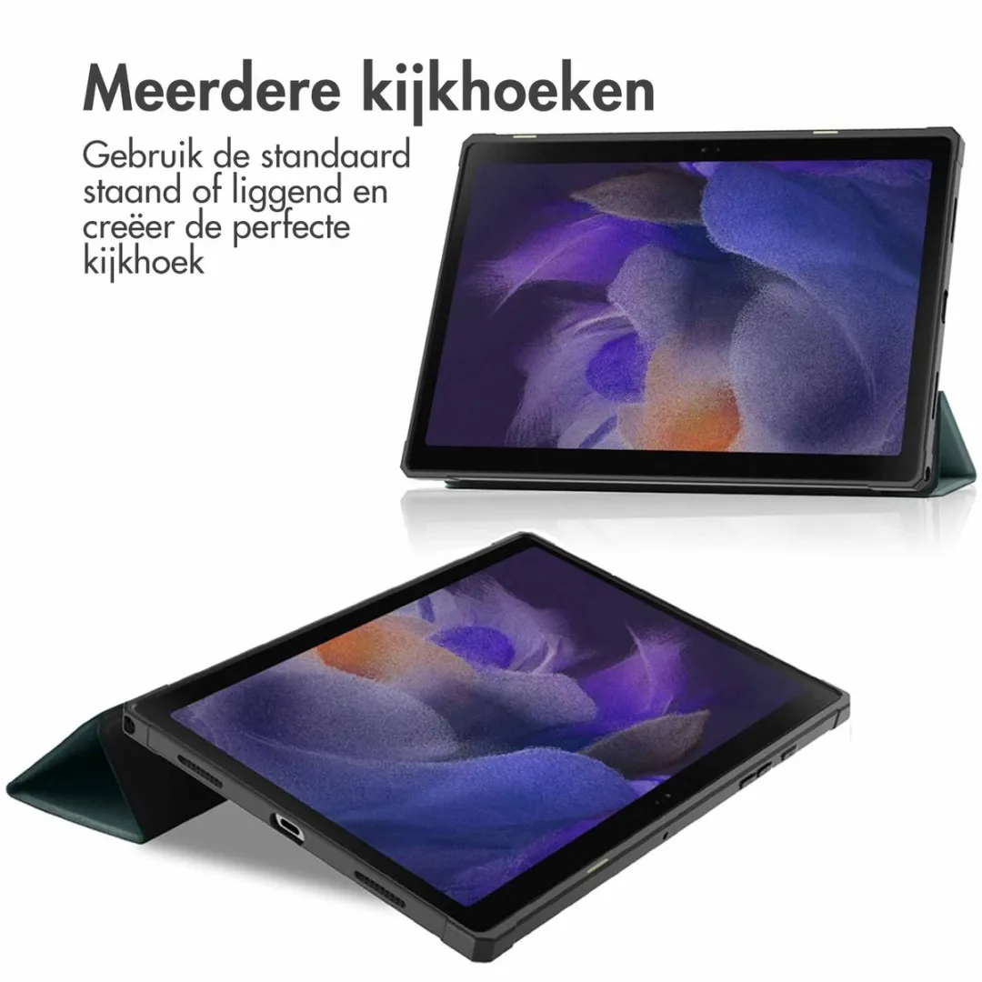 imoshiion Tablethoes Samsung Galaxy Tab A8 2021/2022 - 10.4" - Donkergroen