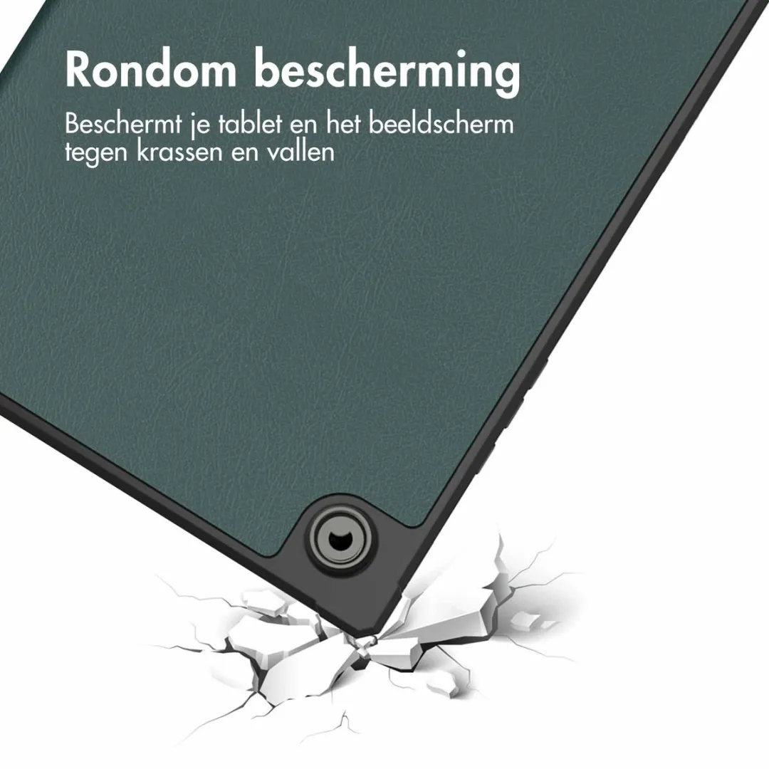 imoshiion Tablethoes Samsung Galaxy Tab A8 2021/2022 - 10.4" - Donkergroen