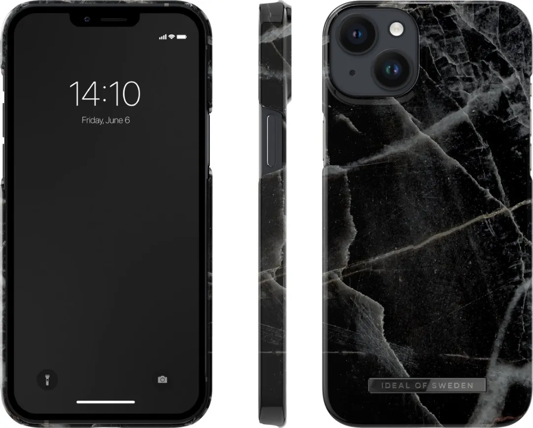 iDeal of Sweden iPhone 14 Plus Black Thunder Marble MagSafe Hoesje - IDFCMTE22-I2267-358 - afbeelding 3 van 6