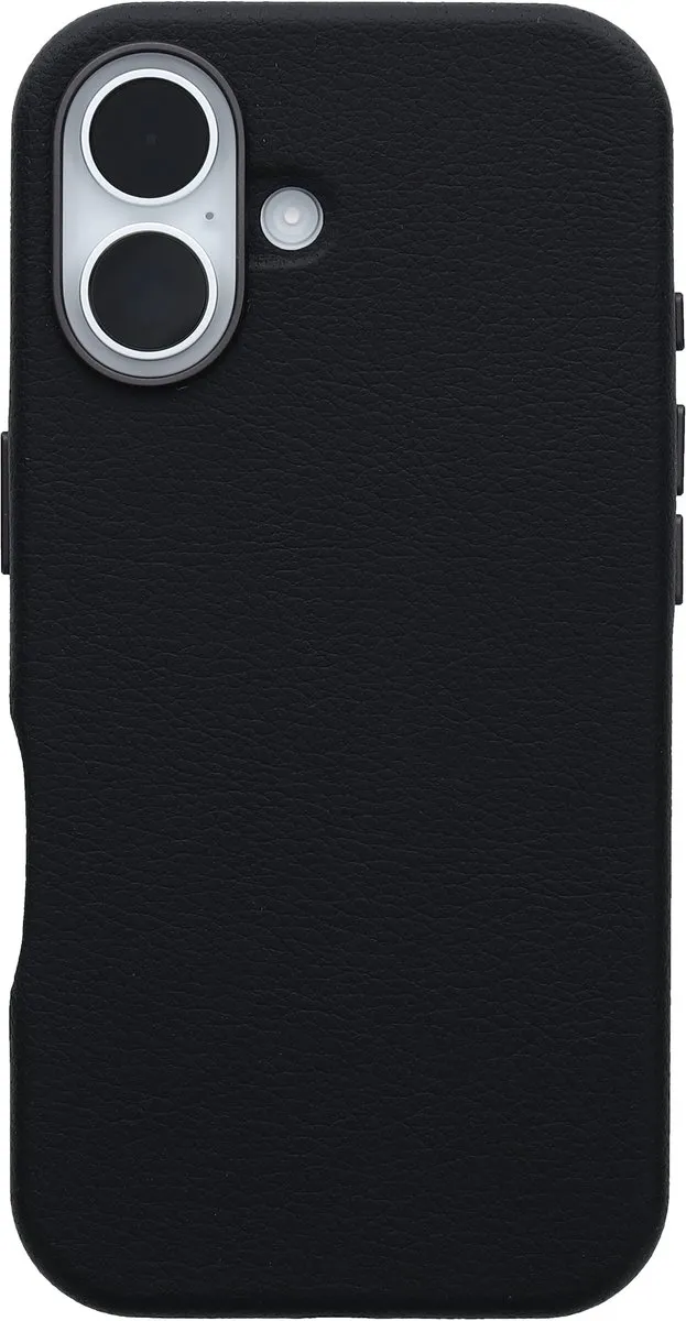 OtterBox Symmetry Cactus Leather Case iPhone 16 - Zwart - afbeelding 6 van 6