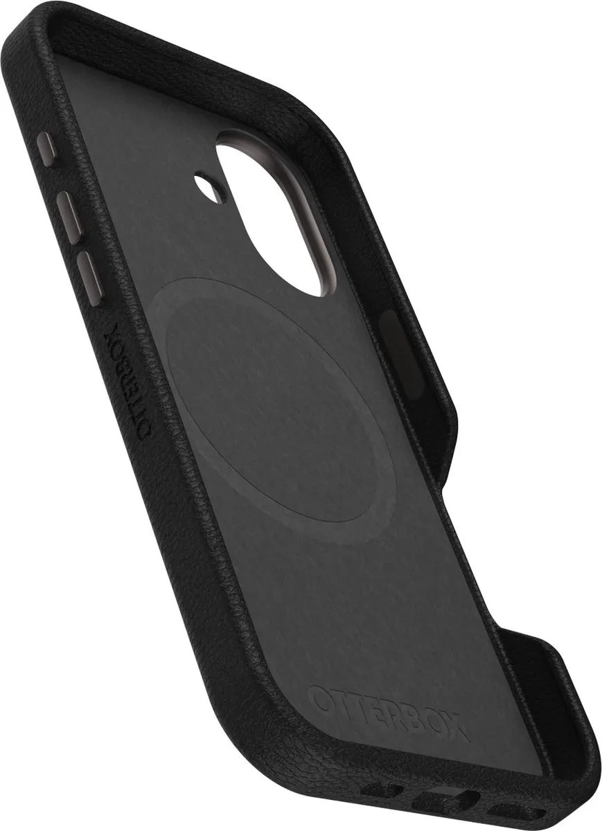 OtterBox Symmetry Cactus Leather Case iPhone 16 - Zwart