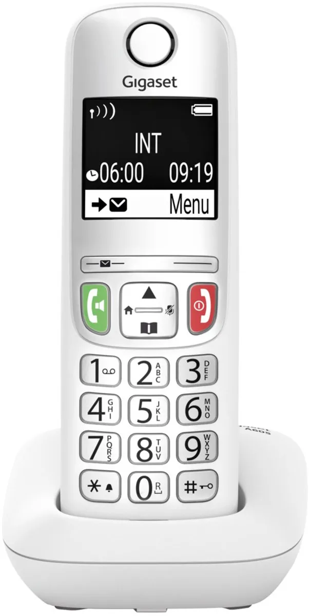 Gigaset A605 Draadloze Huistelefoon - 1 Handset - Wit