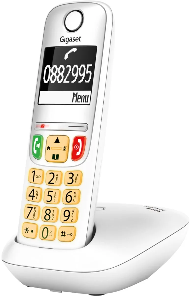 Gigaset A605 Draadloze Huistelefoon - 1 Handset - Wit