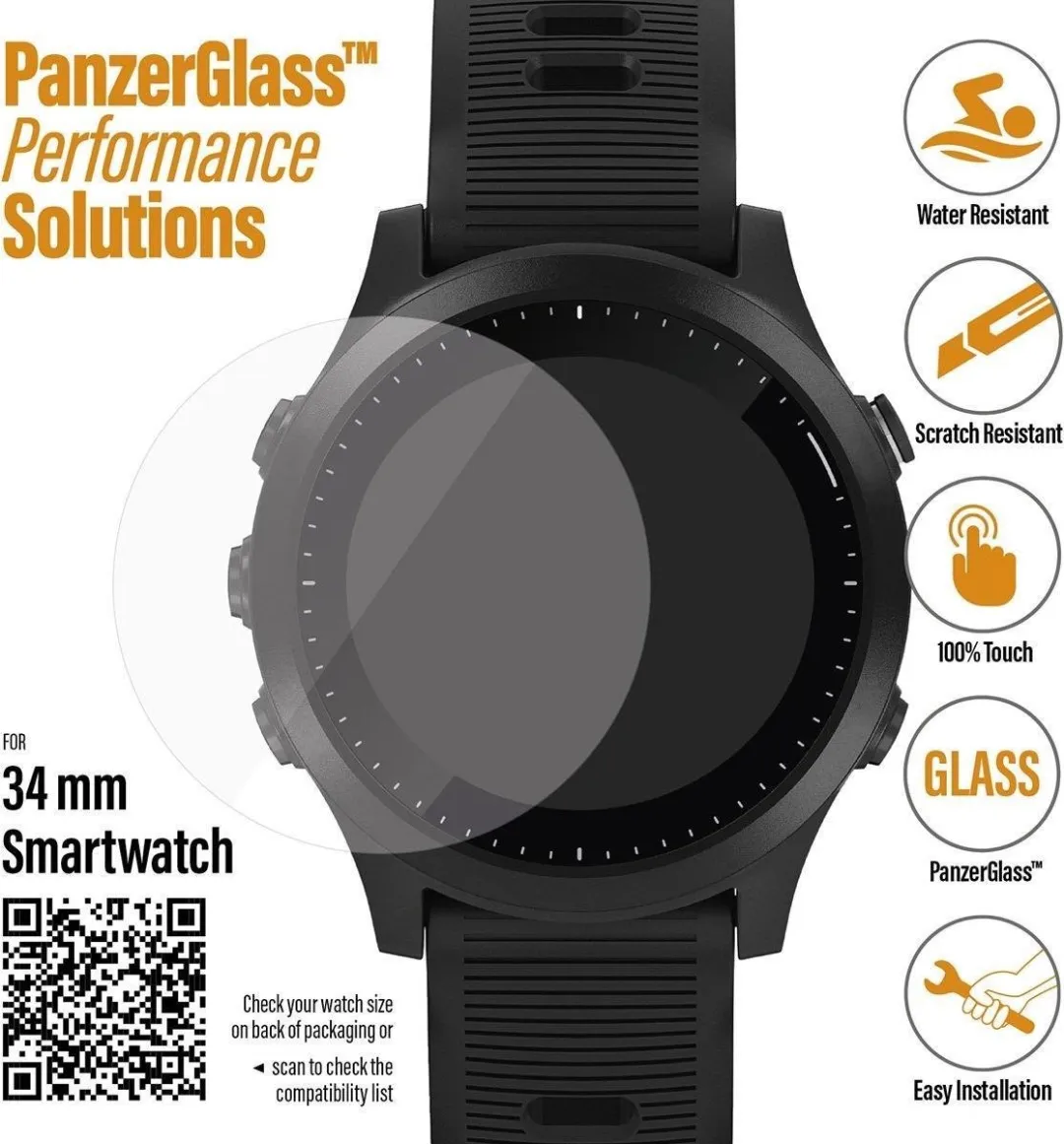 PanzerGlass SmartWatches 36mm Schermbeschermer