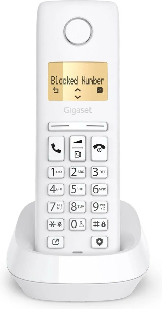 Gigaset PURE 100 S30852-H3105-R102 Analoge/DECT Telefoon - Wit