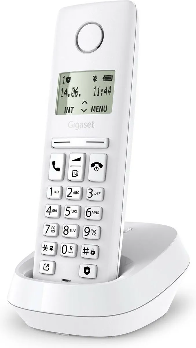 Gigaset PURE 100 S30852-H3105-R102 Analoge/DECT Telefoon - Wit
