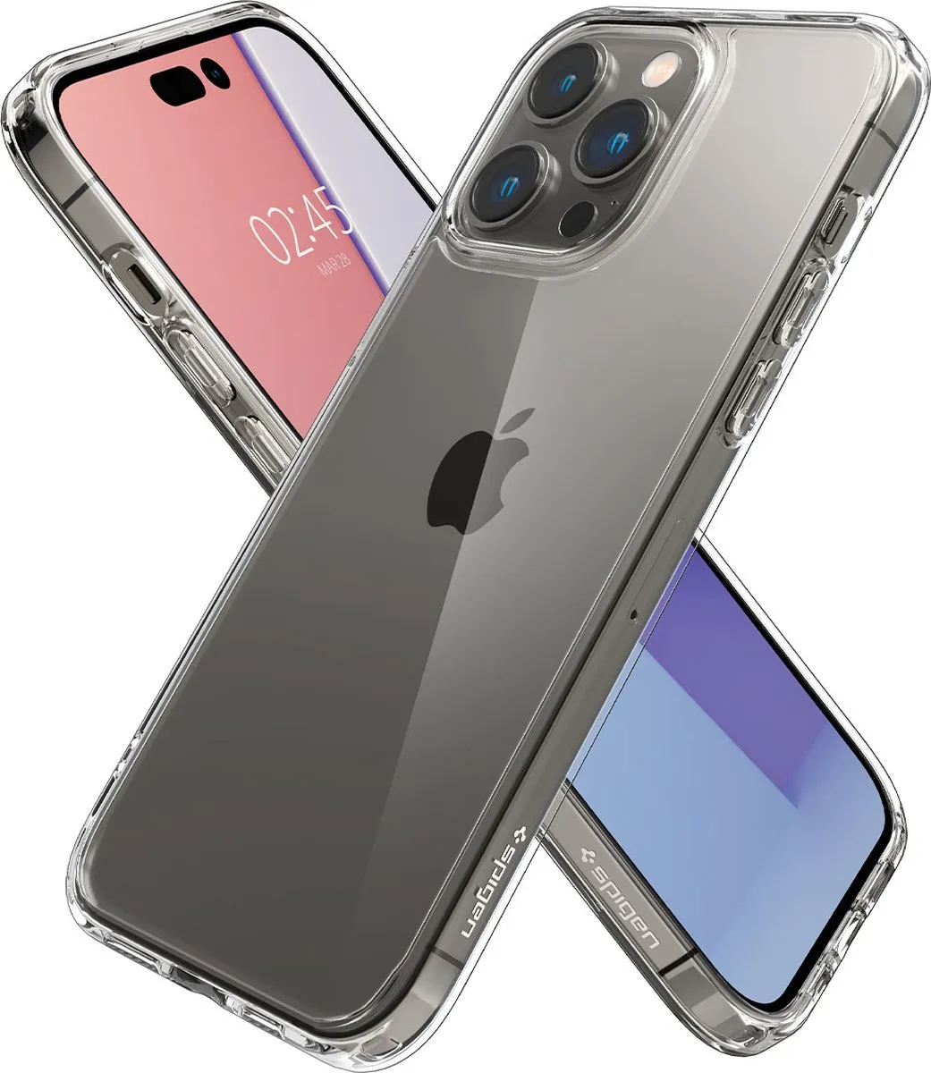 Spigen Ultra Hybrid ACS04960 Hoesje - iPhone 14 Pro - Transparant