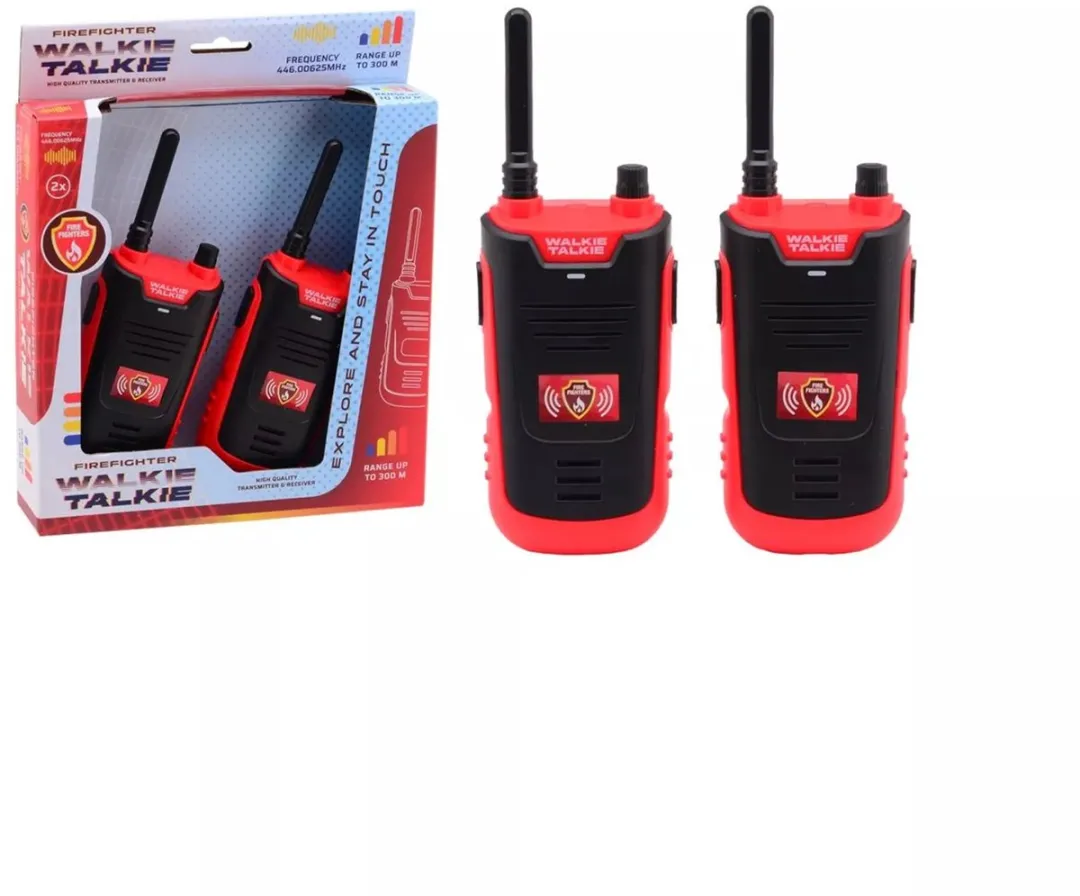John Toys Brandweer Walkie Talkie 2 Stuks