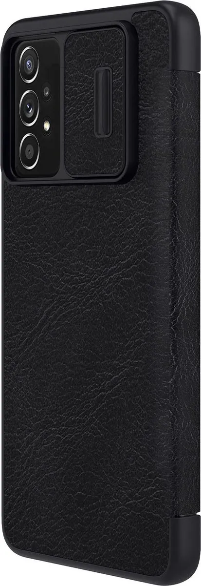 Nillkin Qin Leren Holsterhoes Samsung Galaxy A73 - Zwart - afbeelding 2 van 6